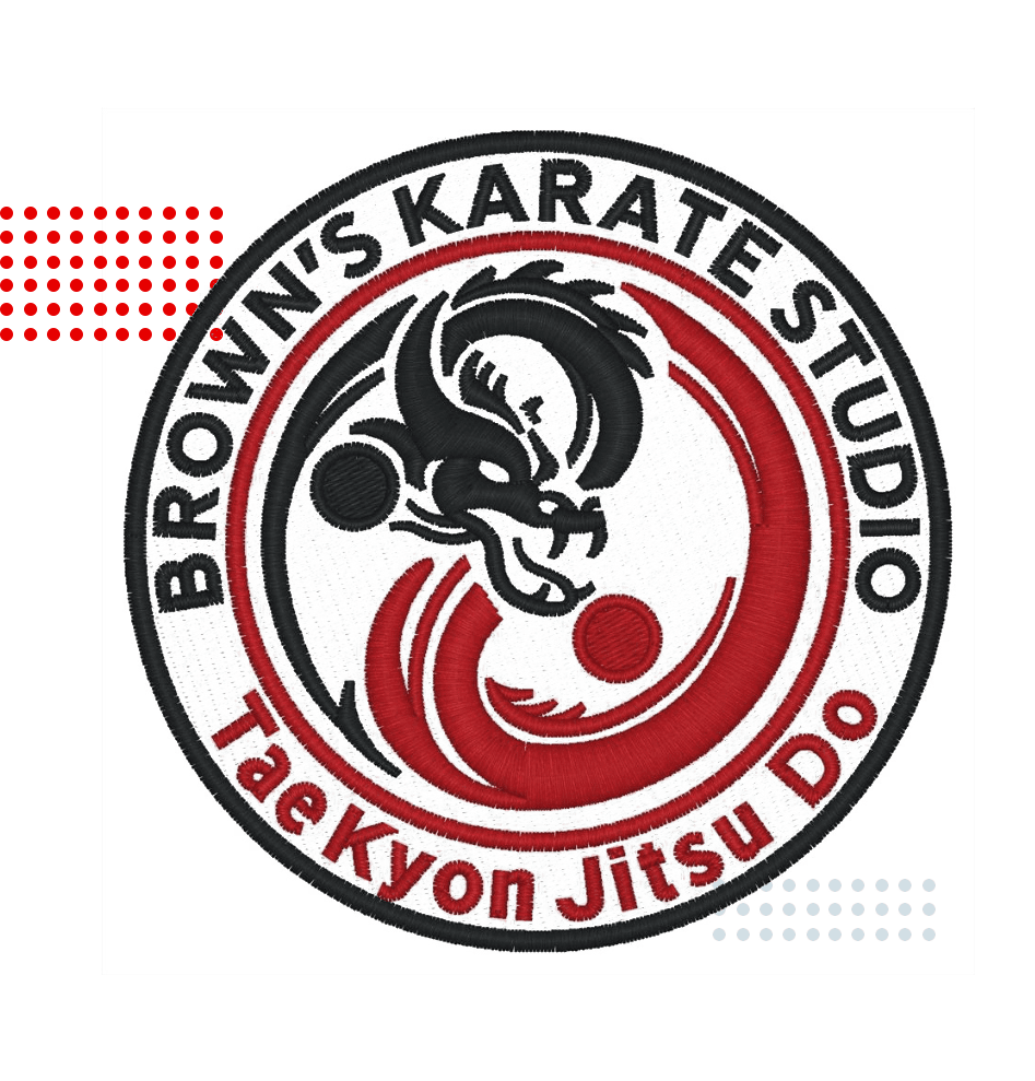 Brown’s Karate Studio logo.